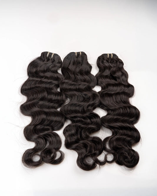 Vietnamese Natural Black Raw Bundles