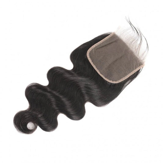 Vietnamese  Raw Closures Natural Black